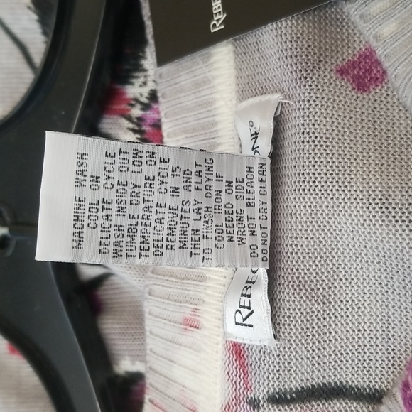 Rebecca Malone Gray and Purple Floral Sweater - Picture 8 of 8